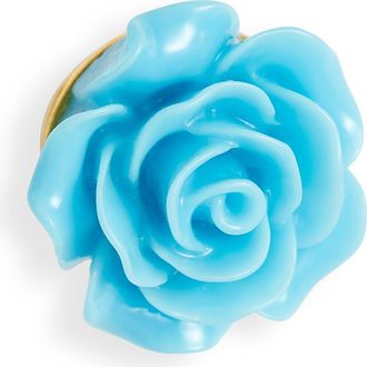Clifton Wilson Floral Lapel Pin in Light Blue at Nordstrom
