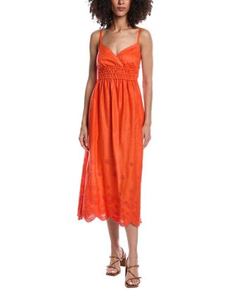 Tyler B&ouml;e Maria Linen Midi Dress