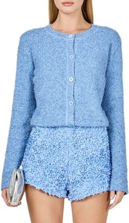 endless rose Button Front Cardigan in Blue at Nordstrom, Size X-Small