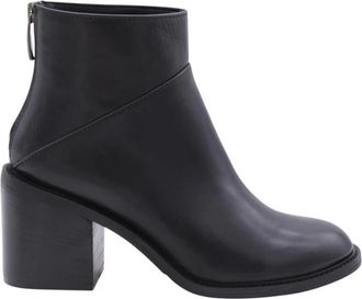 Donna Lei Rico Enkellaars - Dames - Laarzen met Hak - Zwart - 37 EU - Schoenen