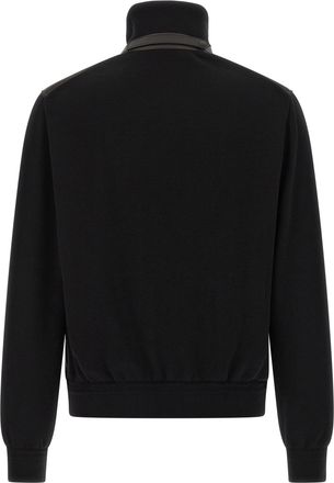 Tom Ford Mens Black Wool Bomber Clothing