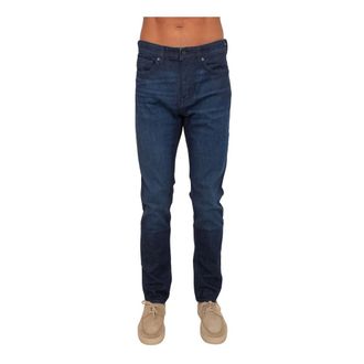 HUGO BOSS Jeans, Heren, Blauw, W38, Katoen, Delaware Slim Fit Jeans