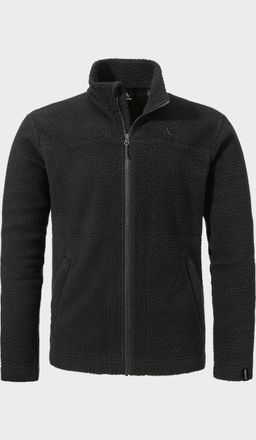 Sch&ouml;ffel Fleecejacke SCH&Ouml;FFEL CIRC Fleece Jk Style Purga MNS, Herren, Gr. 48, schwarz (9990, schwarz), Oberstoff: 100% Polyester, relaxed fit, hoch geschlossen