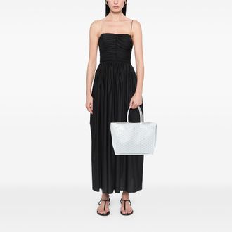 Goyard Pre-owned Womens Goyardine Reversible Anjou Pm - White Textile - One Size