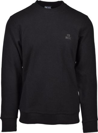 Diesel Hoodies & sweatvesten, Heren, Zwart, M, Katoen, Felpa