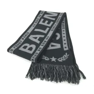 Balenciaga Pre-owned Scarves, unisex, Black, Size: ONE SIZE Pre-owned Wool scarves