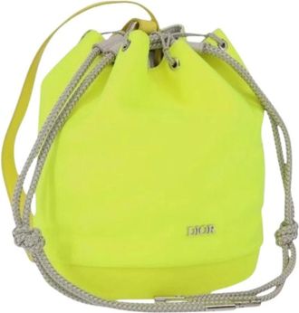 Dior Pre-owned Bucket Bags, female, Green, Size: ONE SIZE Pre-owned Vintage Bucket Bag
