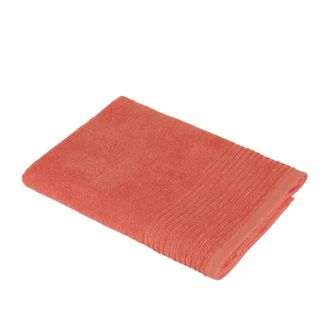 KASANOVA Telo doccia 70x140 cm in cotone corallo Essential