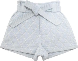 Twinset Denim Bermuda Set Gemaakt in Itali&euml; - Dames - Bermuda - Blauw - XS - Denim - Korte Broeken