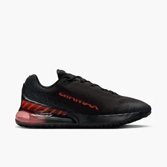 Nike Mens Air Max Phoenix Shoes In Black Royal Red