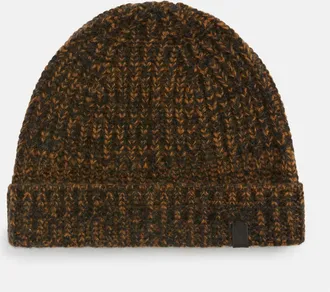 AllSaints Wool Clay Two Tone Marl Beanie, Size: One Size