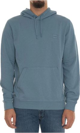 HUGO BOSS Uomo, Felpe, Blu, S, new