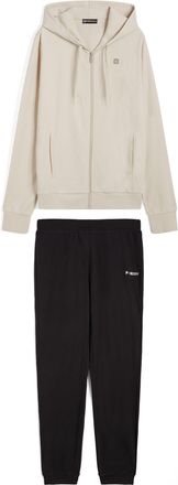 Freddy Tuta sportiva in interlock con felpa cappuccio e zip