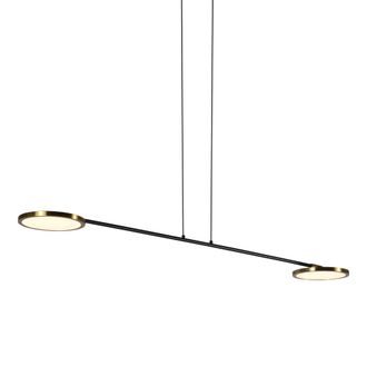 VONN Lighting Torino VAP2192AB 39 Integrated LED Pendant Lighting Fixture with Rotating LED Disks in Antique Brass