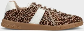 Vaneli Womens Penny Lace-Up Sneakers In Leopard