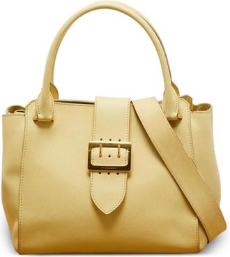 Burberry Borsa tote in pelle con fibbia - Giallo