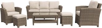 Courtyard Casual Capri 6 Pc Sofa Set