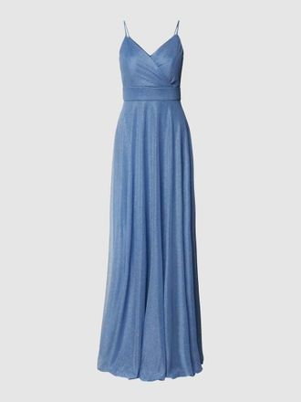 Troyden Collection Abendkleid mit Effektgarn in Bleu, Gr&ouml;&szlig;e 46