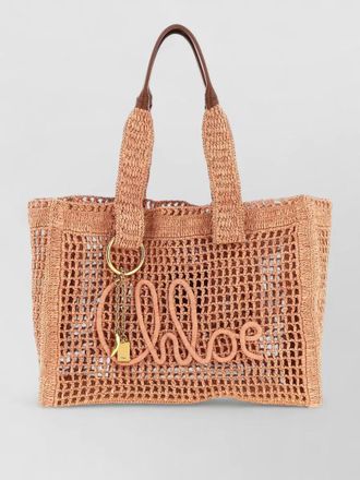 Chlo&eacute; summer banana east west tote bag