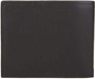 Momo Design Mens Wallet Black-Burgundy Polyurethane Bags