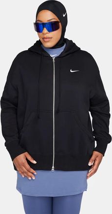 Nike Sportswear Phoenix Fleece Hoodie Womens Black Full Zip DSGL354