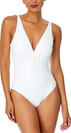 Anne Cole Plunge Twist One-Piece