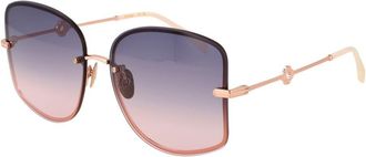 Maje Rose Gold Metal Womens Sunglasses