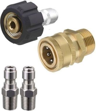 OEM Juego De Adaptadores Para Limpiadora De Alta Presi&oacute;n, Lanza Y Acoplamiento Para Hidrolavadora