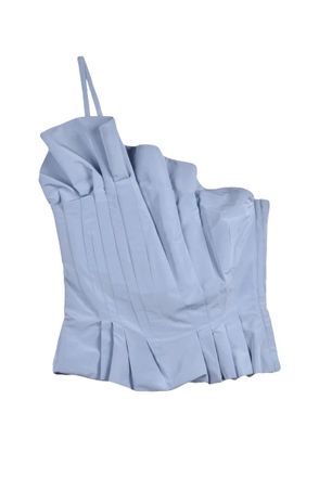 Marella Light Blue Dorina Polyester Cotton Top