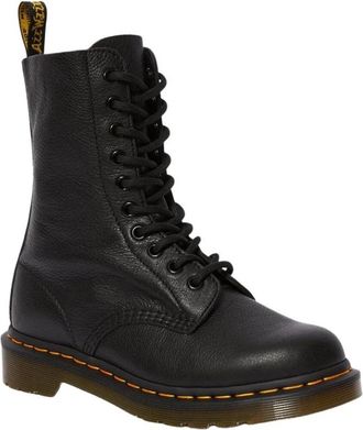 Dr. Martens Hoge Laarzen - Dames - Hoge Laarzen - Zwart - 39 EU - Leer - Schoenen