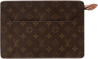 Louis Vuitton Pre-owned Clutches, male, Brown, Size: ONE SIZE Pre-owned Pochette Homme