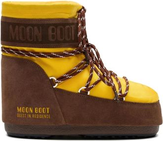 Moon Boot Icon Low Boot - Dames - Winterlaarzen - Geel - 36 EU - Leer - Schoenen