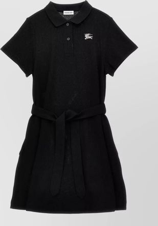 Burberry cotton piqu&eacute; short-sleeve polo knee-length dress