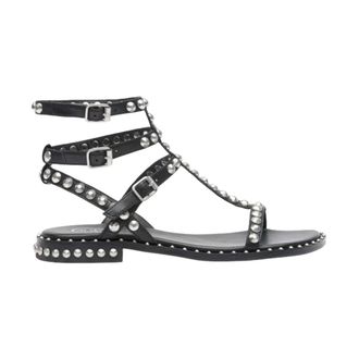 Ash Flat Sandals, female, Black, Size: 10 US Play Sandal