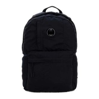 C.P. Company Backpacks, male, Blue, Size: ONE SIZE Nylon B Backpack
