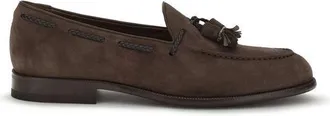 Fratelli Rossetti Brown Calf Leather Bos Taurus Slip-On Mens Loafers