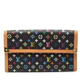 Louis Vuitton Pre-owned Wallets, female, Black, Size: ONE SIZE Pre-owned Long Wallet