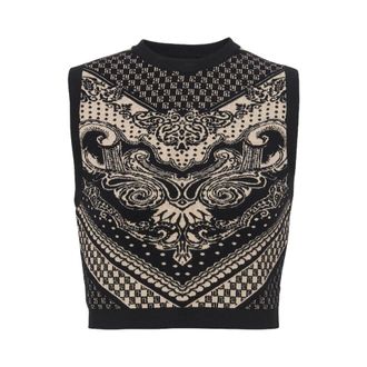Balmain Mujer, Camisetas, Negro, Talla: S