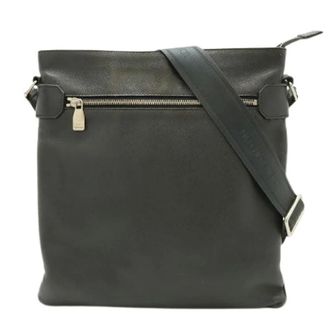 Louis Vuitton Pre-owned Taiga Sasha Schoudertas - Dames - Pre-owned - Zwart - Maat: ONE Size Leer
