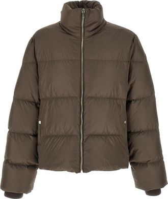 Rick Owens Brown Quilted Jacket