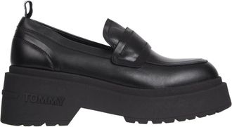Tommy Jeans Ava Loafer - Dames - Loafers - Zwart - 40 EU - Leer - Schoenen