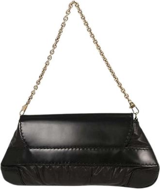 Gucci Pre-owned Vintage Handbag - Dames - Vintage Schoudertas - Zwart - ONE Size - Leer - Vintage
