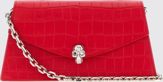 Alexander McQueen McQueen Borsa mini in pelle di vitello con stampa cocco e Skull
