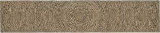vidaXL Alfombra De &Aacute;rea Natural Y Negro 80 X 400 Cm Yute Vidaxl