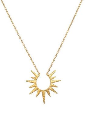 Satya Jewelry Incandescent Glow Gold Starburst Necklace at Nordstrom
