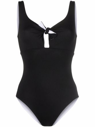 Fisico One-Piece Swimsuit With Knot