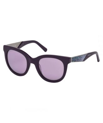 Swarovski Womens Sk0126 81Z Sunglasses - Purple - One Size