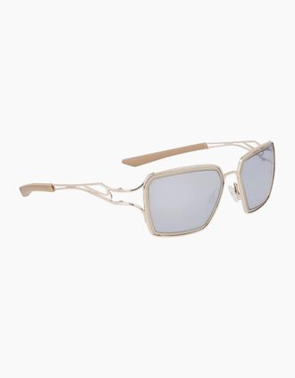 Nike Mens Prism Square Sunglasses - Gold Slvm Goldm - Size: ONE size