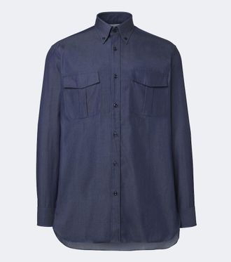Charvet Cotton chambray shirt