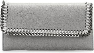 Stella McCartney Falabella Continental Wallet- Grey